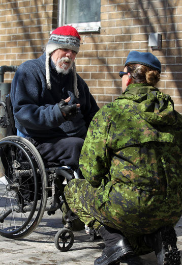 An SHS volunteer and veteran