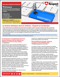 La douleur chronique chez les vétérans