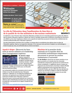 Le rôle de l’éducation dans l’amélioration du bien-être et 
de la qualité de vie